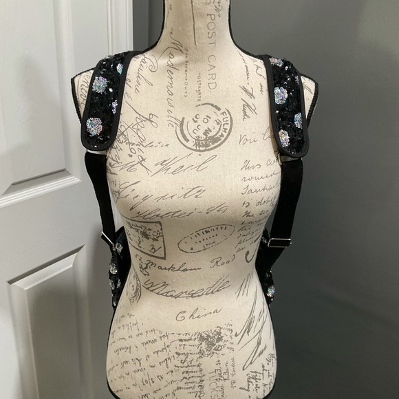 PINK BY VS SEQUINS POLKA DOT BACKPACK - Picture 8 of 9